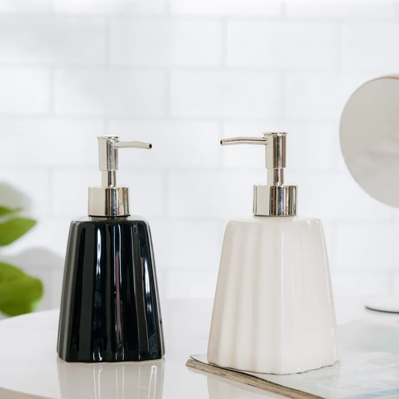 Square Shape Ceramic Liquid Soap, Shampoo, Conditioner, Shower Gel Dispenser (400ML, White, Assorted) in Maharashtra, Tamil Nadu, Kerala, Uttar Pradesh Square Shape Ceramic Liquid Soap, Shampoo, Conditioner, Shower Gel Dispenser (400ML, White, Assorted) in Maharashtra, Tamil Nadu, Kerala, Uttar Pradesh