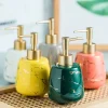 Durable Handwash Bottle for Wash Basin | Soap Dispenser for Kitchen | Shampoo Dispenser for Bathroom | Handwash Soap Dispenser Pump | Bathroom Accessories (Green, Grey, Peach, White& Yellow)