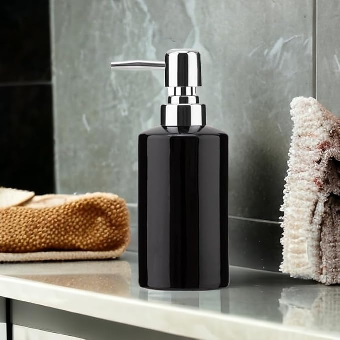 Solid Color Handwash Bottle for Wash Basin | Soap Dispenser for Kitchen | Bathroom Accessories (320ML)