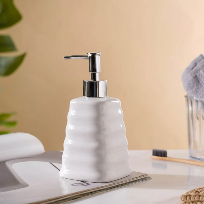 Ceramic Abstract Design Liquid Soap, Shampoo, Conditioner, Shower Gel Dispenser Ceramic Abstract Design Liquid Soap, Shampoo, Conditioner, Shower Gel Dispenser